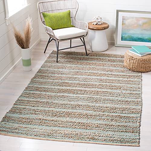Tapete decorativo SAFAVIEH Cape Cod 5' x 8' Aqua miniatura 1