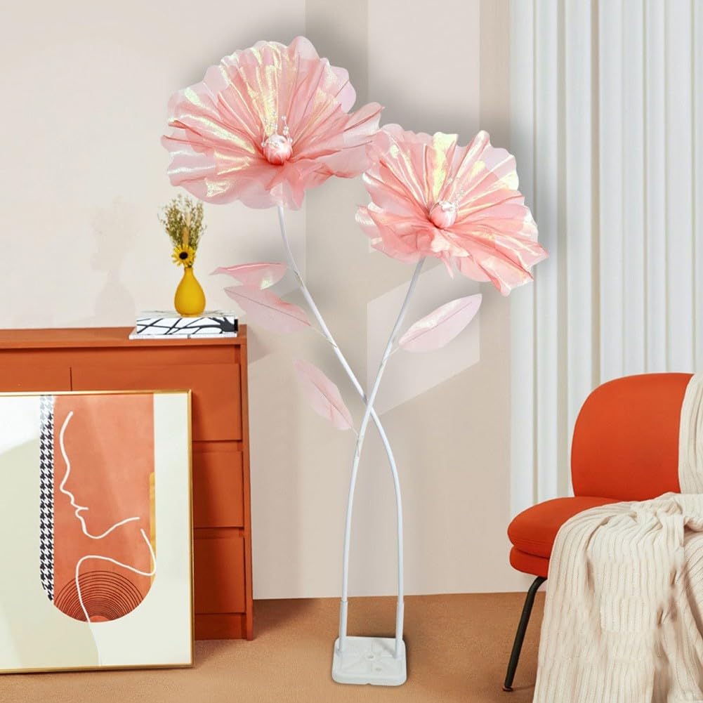 Seidenblume Hortensie mit Stiel 150cm für Vase(Red and Pink Suit) | 50cm Blütenkopf, leuchtende Farben, für ideal als Blickfang, für Brauttisch, zeremonieller Hintergrund