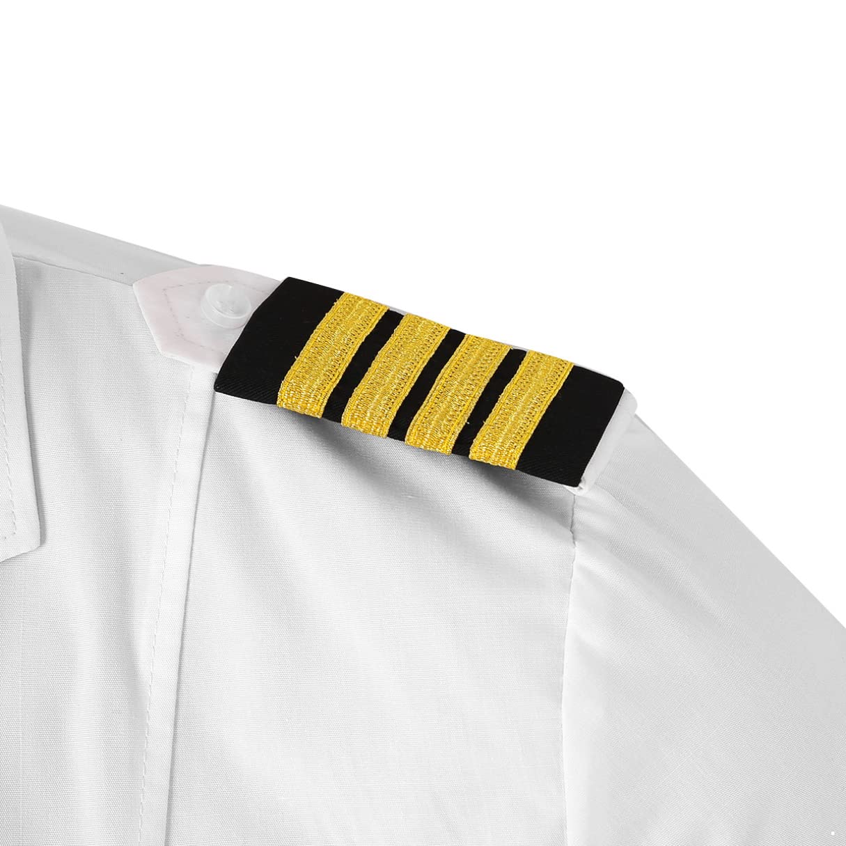 iiniim 1 para mundurów, epolety, pilot, morski, klapy naramienne ze złotymi paskami, do kostiumu cosplay, akcesoria