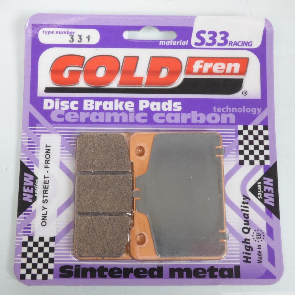 Plaquette de frein Gold Fren résout usure freinage avant Sym 250 Sb Wolf Ni 12-15