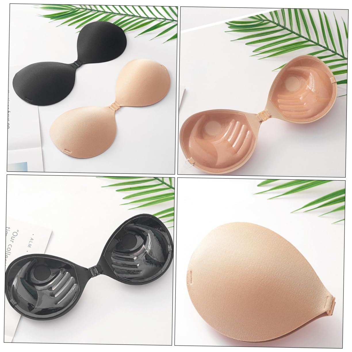 Holibanna Pegatinas De Ropa Interior Sin Costuras Para Mujer Sujetadores De Chicas Sujetador Sin Espalda y Sin Tirantes Sujetador Push up Sin Tirantes Gel De Sílice