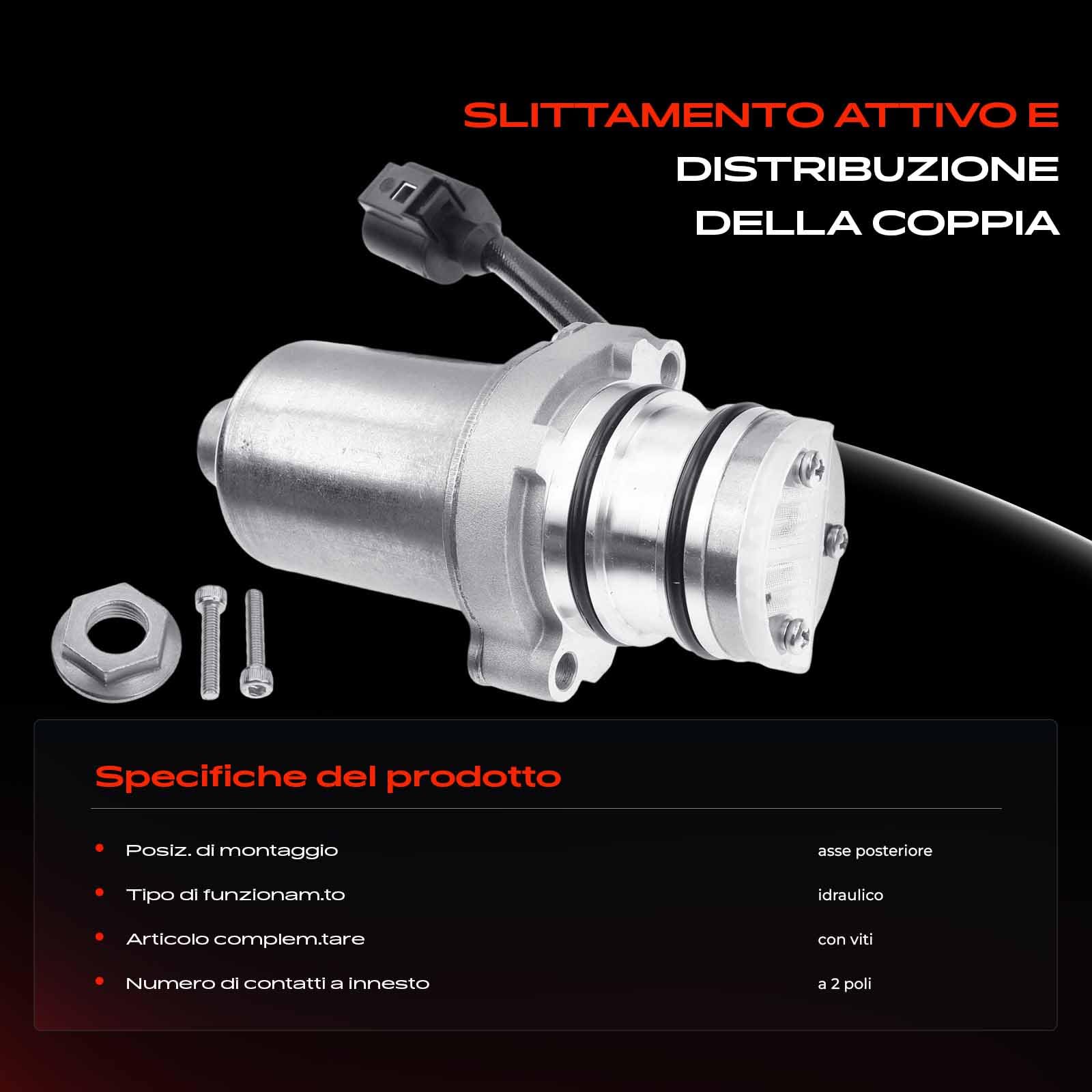 Frankberg Pompa di precarica Giunto a lamelle Posteriore Compatibile con K.u.g.a I XC60 156 XC70 II 136 XC90 I 275 V70 III 135 Replace# 9V4N-4C019-AA