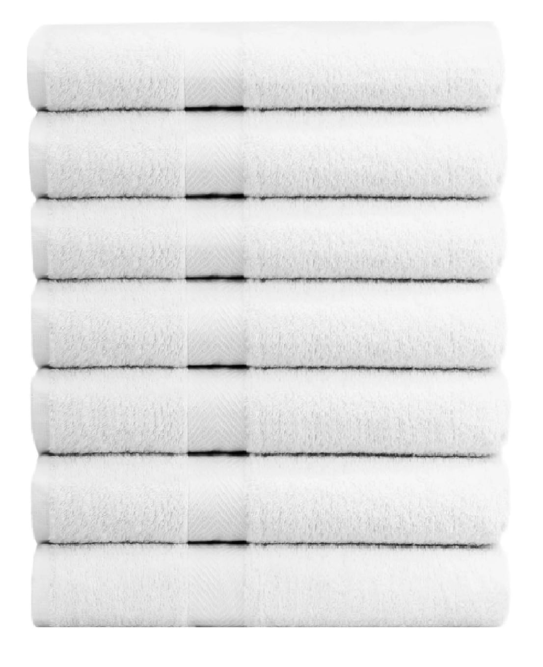Opulent Dreams 100% Egyptian Cotton Towel Sets โ Soft, Absorbent, Quick-Dry โ Includes Bath Sheets, Bath Towels, Hand Towels, Flannels โ Luxuriously Easy to Wash (White, Hand Towel (Pack of 7))