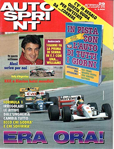  Autosprint Auto Sprint 29 Luglio 1993 Alesi Biasion Senna