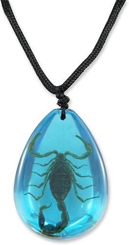 Miniatura 3 de REALBUG Collar Escorpión de Oro, Azul, Grande