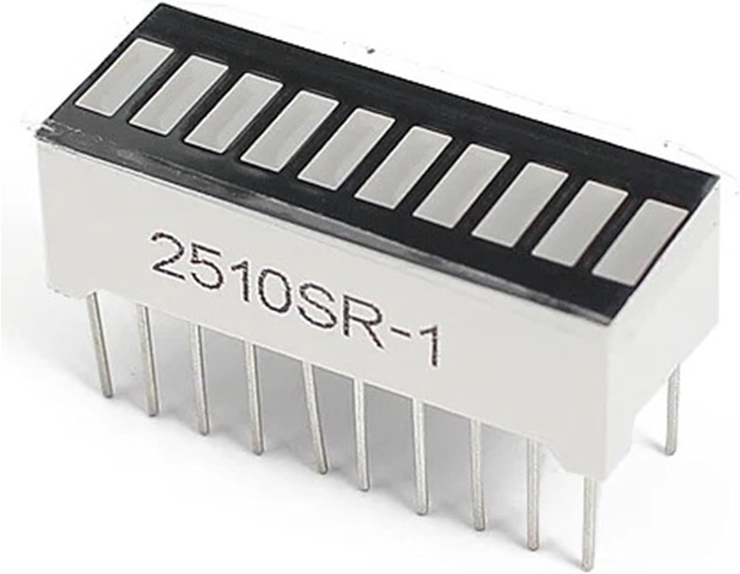 5/10PCS LED Display Module 10 Segment Bar Graph Ultra Bright Red Green Blue Yellow-Green Colors Multi-Color Bar-Graph Module DIY(Red-10pcs)