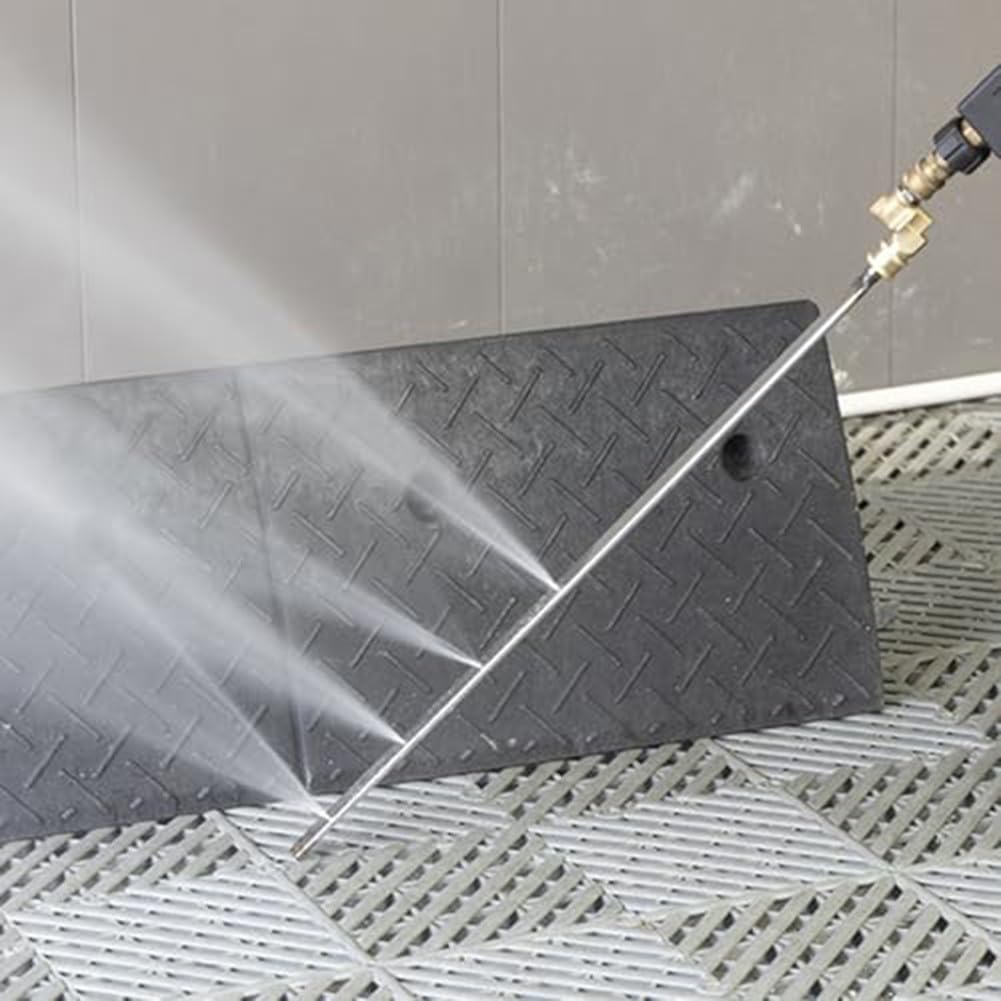 Car Water Tank Radiator Cleaning Tool Stainless Steel Pole With Tracheal Quick Connect And Valve Suitable For Automotive Radiator And Condenser Cleaning(Rod+B+C)