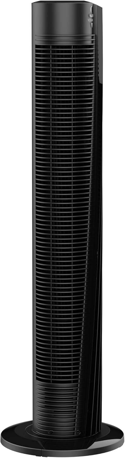 Vornado OSC73 37" Whole Room Air Circulator Tower Fan with Remote Control, Black