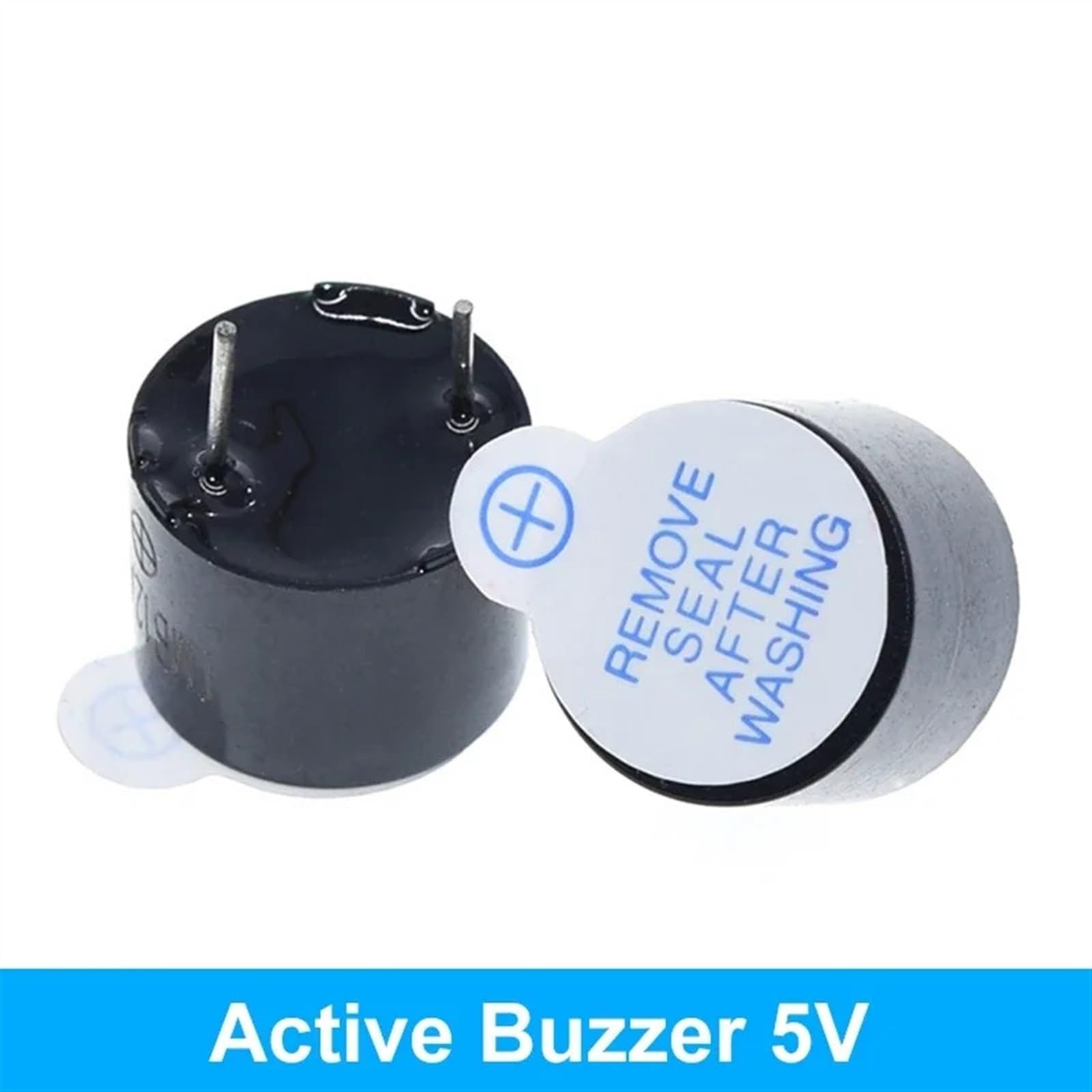 10pcs 3V 5V 12V Active Buzzer Magnetic Long Continous Beep Tone 12 * 9.5mm(5V Active Buzzer)