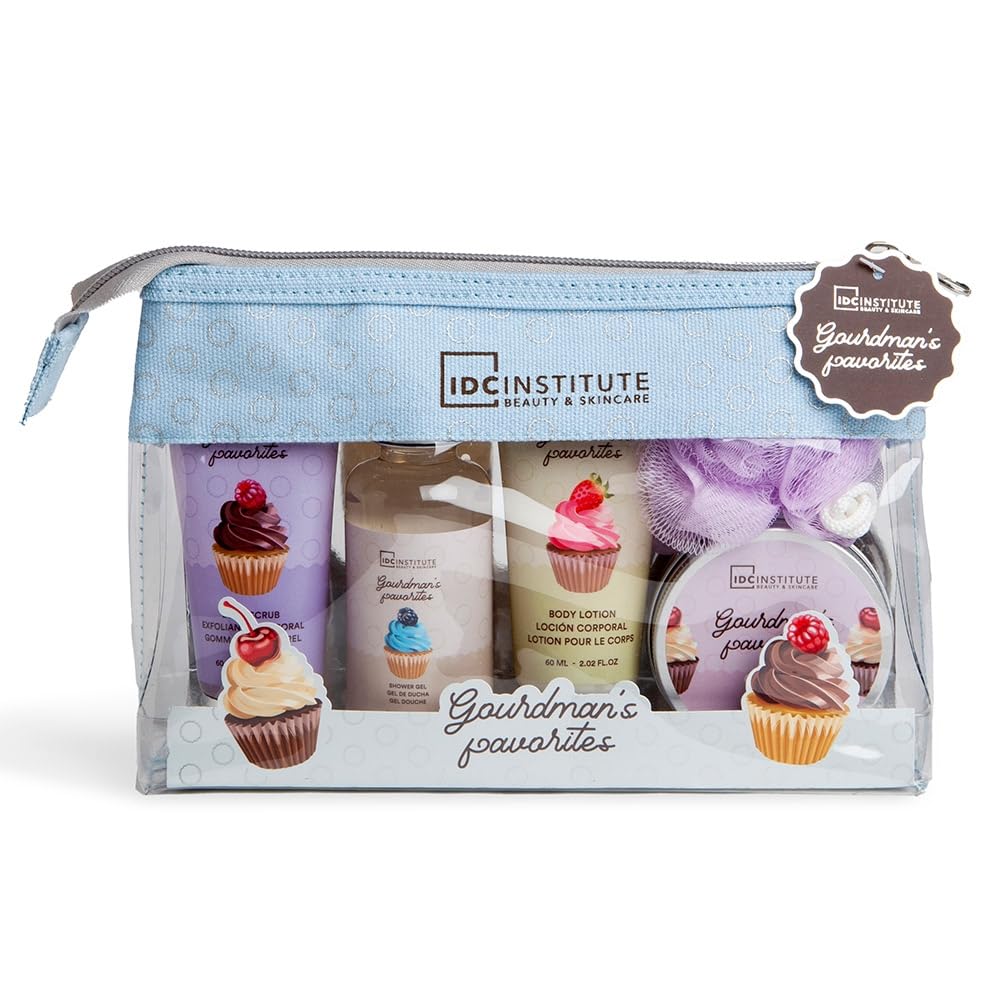 Trousse de Toilette avec Set cosmétique Gourmand 6 pièces