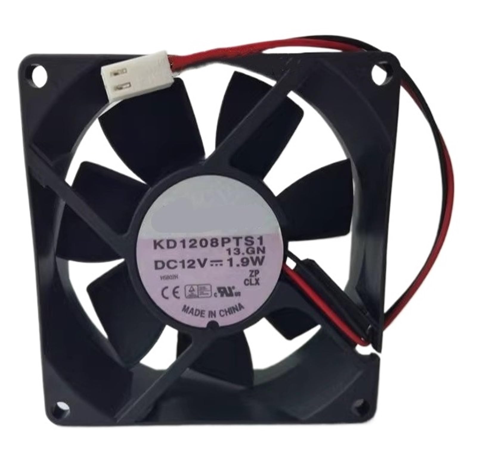 PEQYUACTE 8025 KD1208PTS1 DC12V 1.9W 8CM Cooling Fan