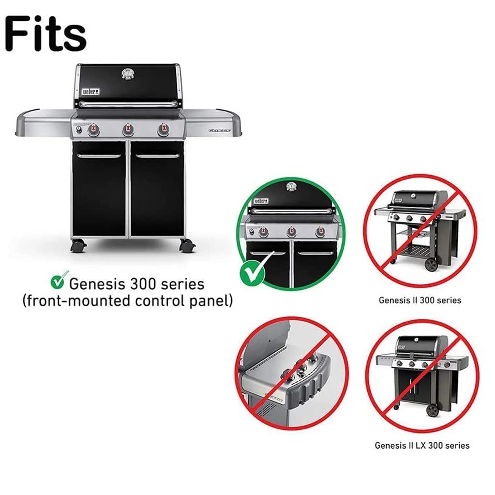 GRIGLIA A GAS tubo bruciatore bruciatore acciaio inox per Weber Q100