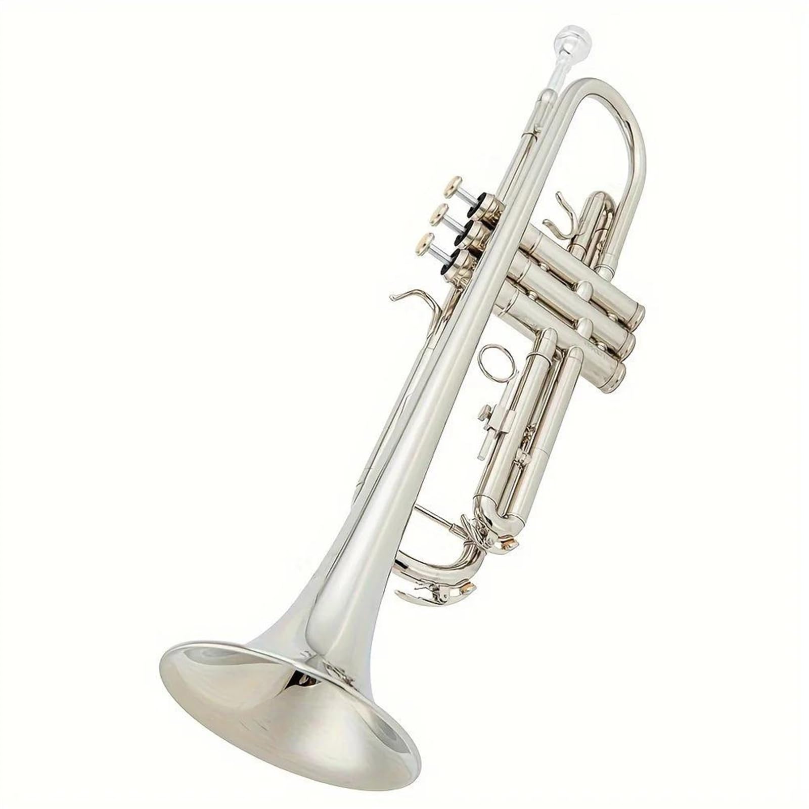 Standard Trompeten Trompete Flach B Messing Vernickelt Professionelle Trompete Instrument Anfänger Standard Trompete