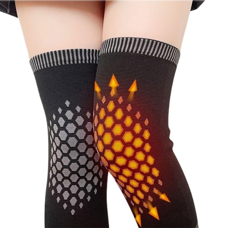 Breathable Knee Pads with Warm Fleece Polyester Padding to Protect The Legs