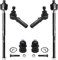 Vista 700 de Detroit Axle - Kit de suspensión delantera de 10 piezas para Chevy Aveo Aveo5 Pontiac G3 Wave 2 Ready Struts Assembly 2 Enlaces de barra