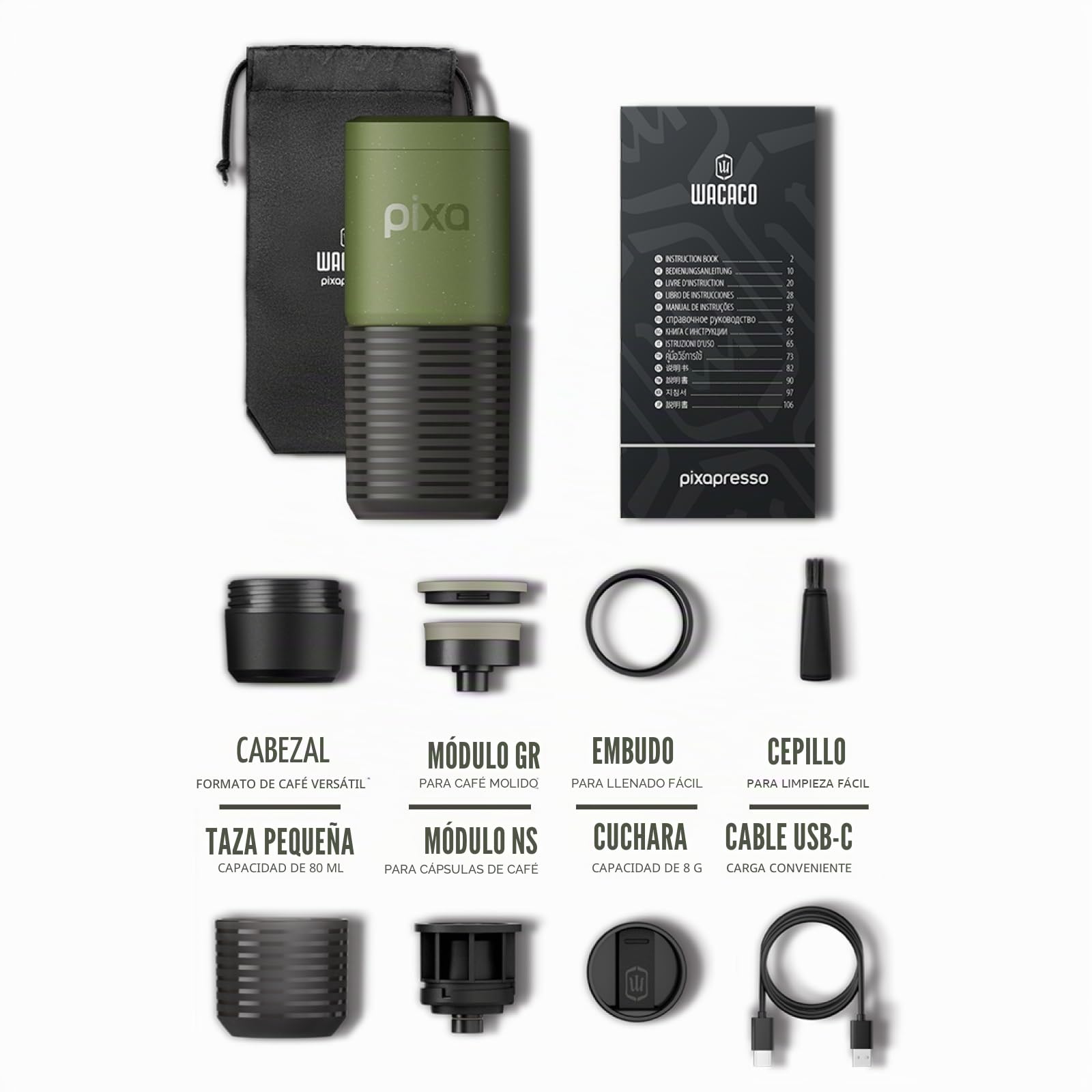 Pixapresso (verde oliva)