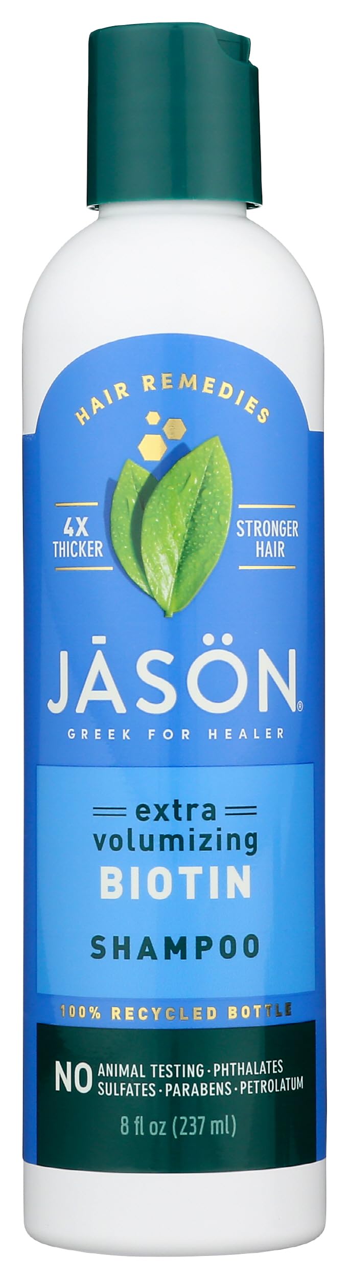 Jason Szampon, naturalny kosmetyk, dzięki czemu cienkie włosy ponownie stają się grubsze, do terapii skóry głowy, 240 ml