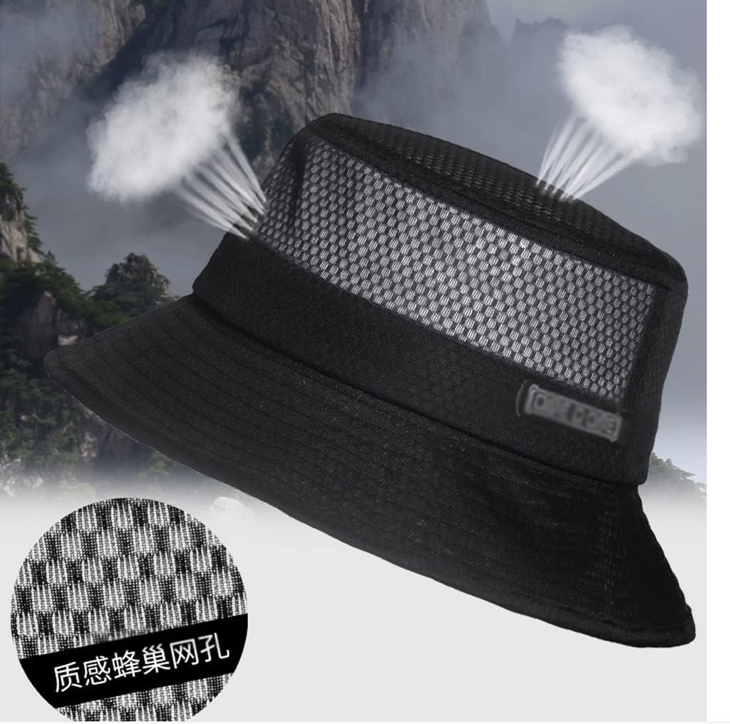 Good Cool Mesh Fisherman Hat Men Panama Hats Women Outdoors Mountaineering Sun Cap Big Size Bucket