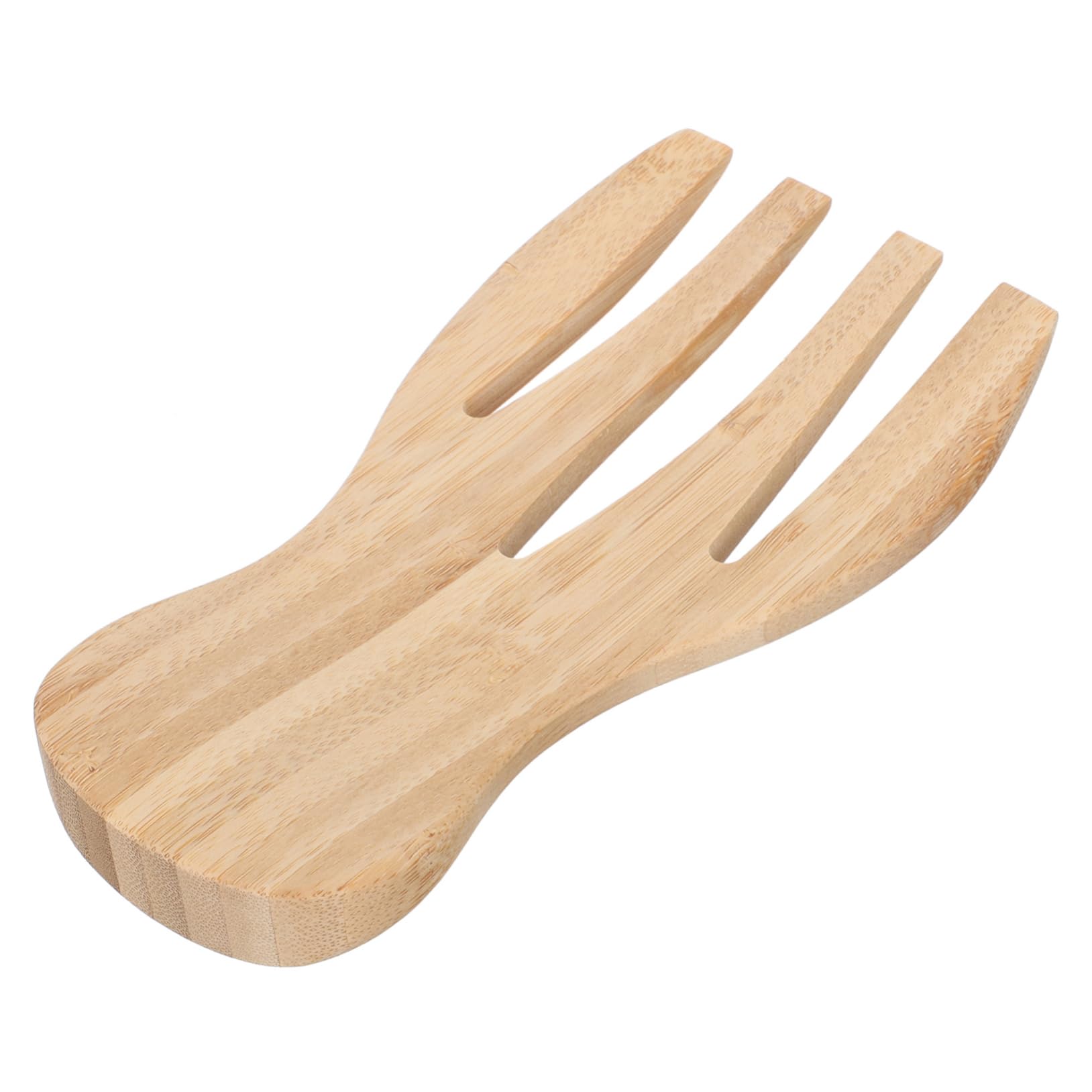 MOLUCKFU 1pc Salad Mixer Salad Hands Pie Spatula Server Drink Whisk Mixing Salad Fork Salad Servers Tongs Fruit Salad Serving Hands Salad Tossers Kitchen Supplies Yellow