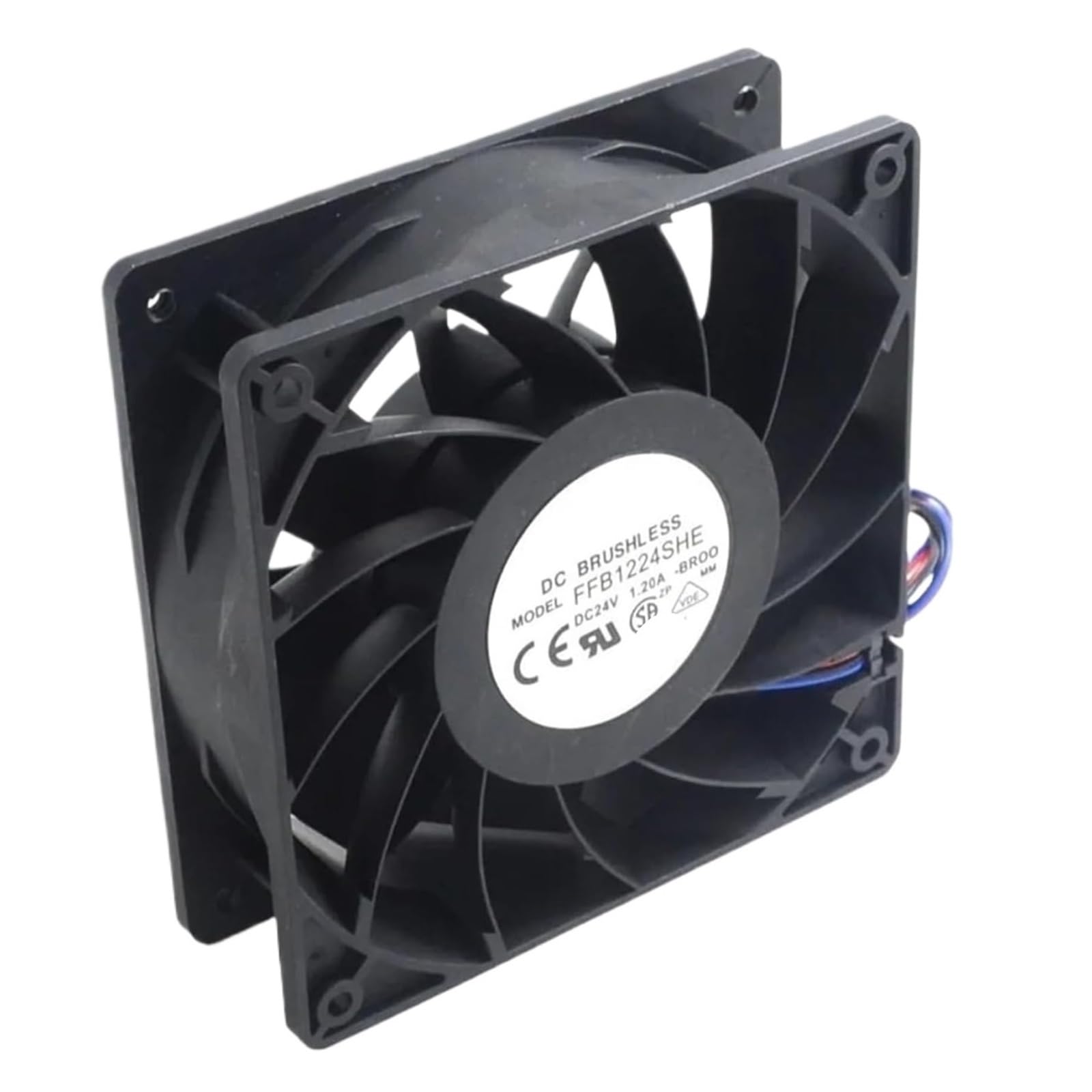 Fcarumiqp One Color Ffb1224she-Br00 12038 24V 12Cm 1.20A Inverter Cooling Fan(4Line)