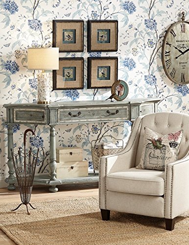 Kensington Hill Tivoli Beige Linen Tufted Armchair - 55 Downing Street #TOP1