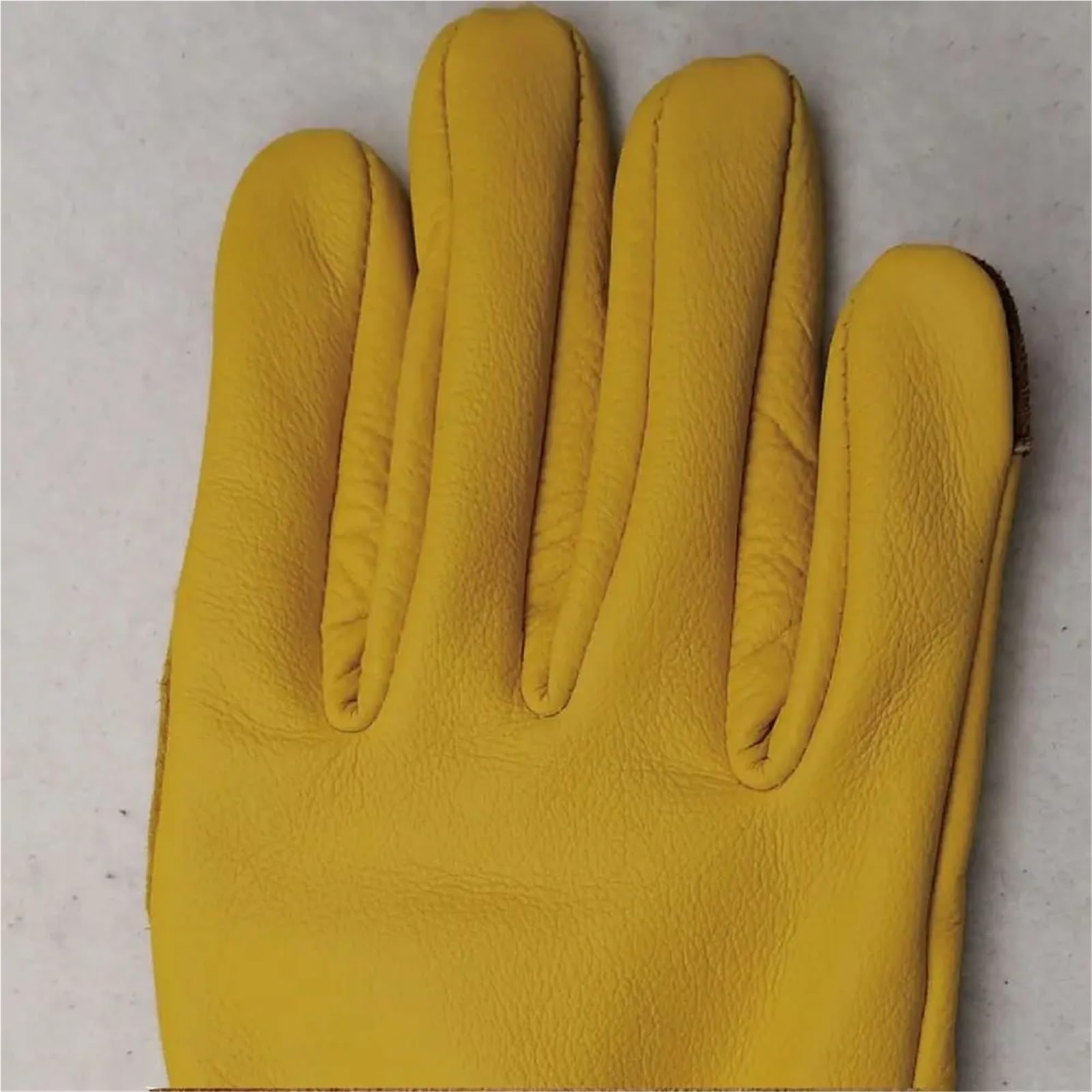 Guanti da giardinaggio lunghi di sicurezza, guanti lavoro spessi resistenti all'usura, anti-pugnalata in pelle bovina, for apicoltura Guanti da Giardinaggio Donna(L)