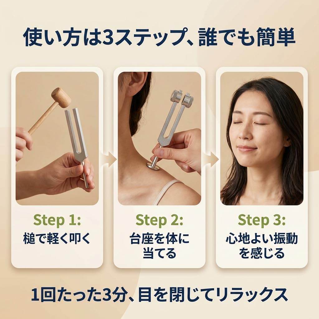 Amazon | 音叉セット 128 Hz 音叉 医療用加重バイオソニック音叉 神戸