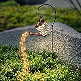 Diese glänzende Sternendusche ist eine einzigartige und schöne Dekoration für Gärten, Innenhöfe und im Freien. Übergroße Duschkopf-Lichterketten können ein entspannendes Wasser abgeben und leichten Regen simulieren. Es kann neben Pflanzen, Fenstern, Möbeln usw. platziert werden und lässt sich leicht biegen.