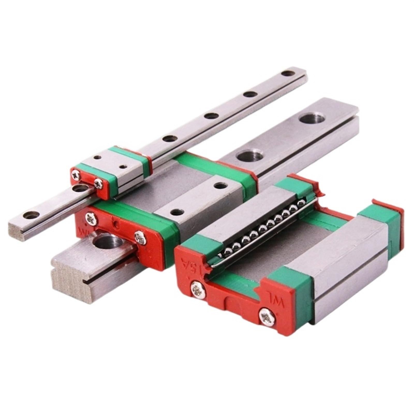 Guide linéaire MGN15C 100mm en acier trempé pour cinématique fluide