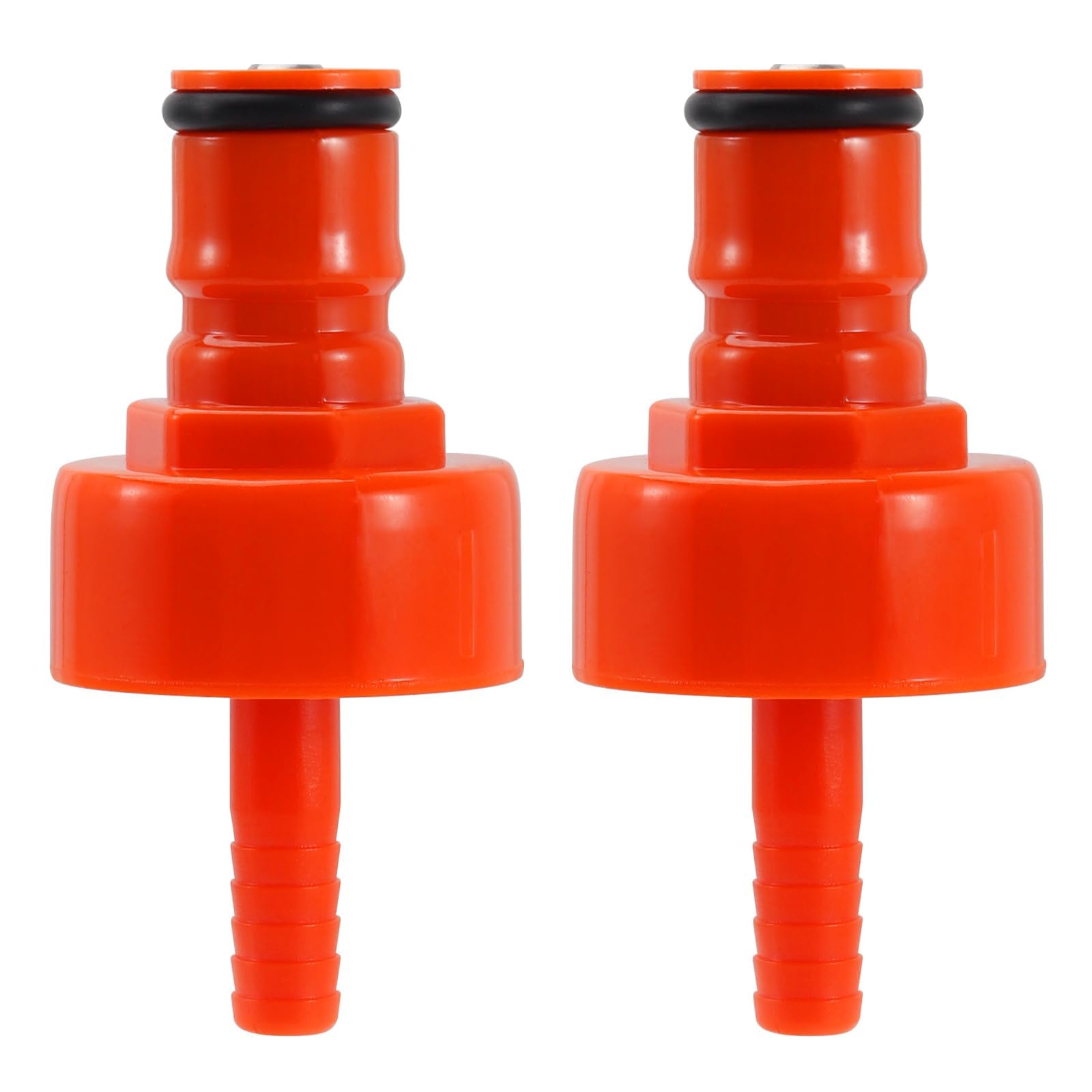 WELLBOM Carbonation Cap, 2 Pack Ball Lock Keg Post 5/16'' Beer Line Barb