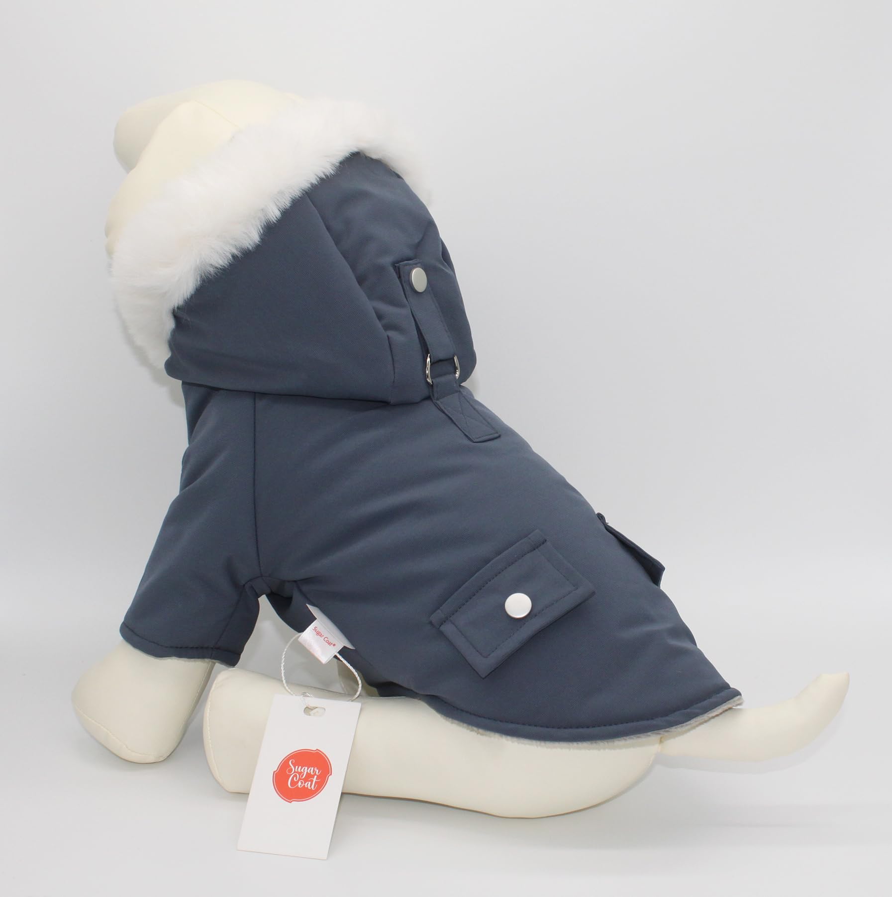 Manteau chaud pour chien résistant au grand froid avec capuche isolante Alexander