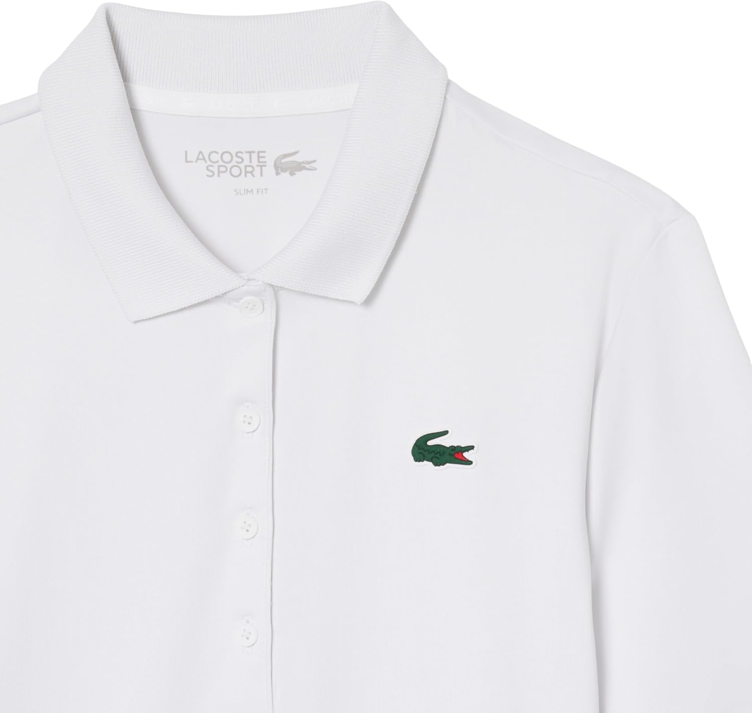Lacoste Women's Slim Fit Uv Protect Stretch Golf Polo Shirt