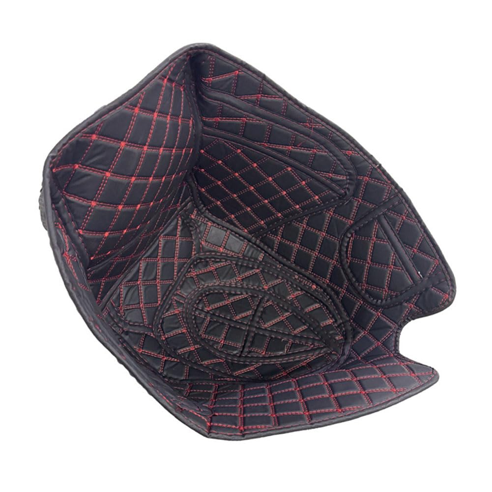 JGQFB Motorcycle Tail Box Inner Liner,Compatible with Sanyang ADXTG400,Motorcycle seat,black and red line