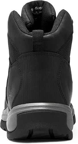 Miniatura 10 de NORTIV 8 Botas de trabajo de seguridad con punta de acero para hombre, suela de goma antideslizante