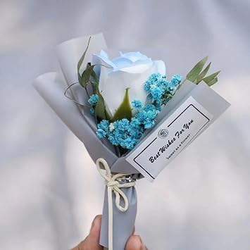 Small Bouquet Car Air Freshener Vent Clips Mini Dried Flower Bouquet Air Conditioning Outlet Perfume Clip Decoration Essential Oil Diffuser Vent Clip Auto Interior Accessories style 6
