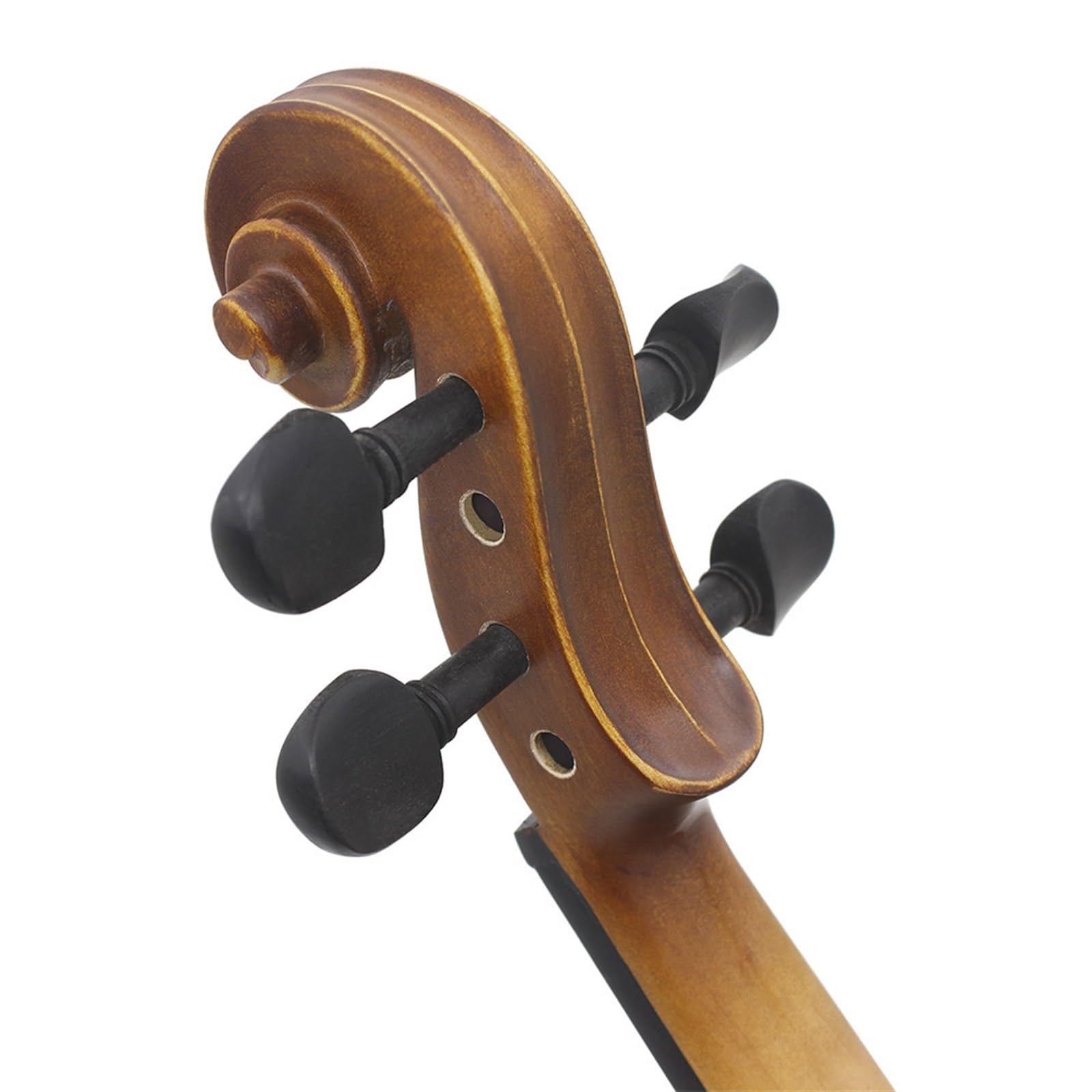 Violin Set Akustische Violine Geige Kit 1/2 1/8 1/4 3/4 Glanz Mit Bogen Fall Weiß Schwarz Farbe Musik Geschenk