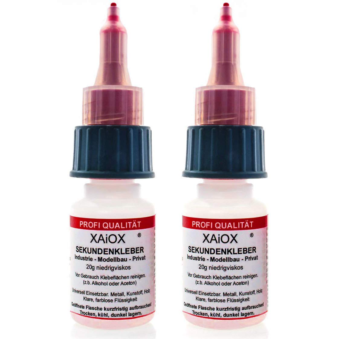 SEKUNDEN-KLEBER 2x3 G SUPERGLUE Easy-Work Klebstoff Sekundenkleber