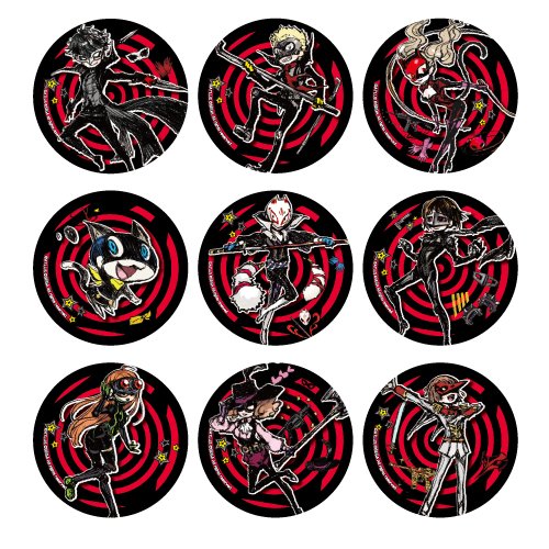 ペルソナ5 グラフアート　缶バッジ 缶バッジ『ペルソナ5 タクティカ』01/コンプリートBOX(全12種