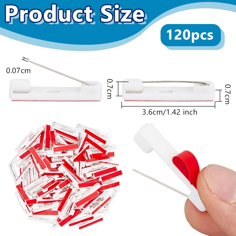 50 Spille Per Ponte Di Chitarra Acustica In Plastica, Colore Crema, WD Music