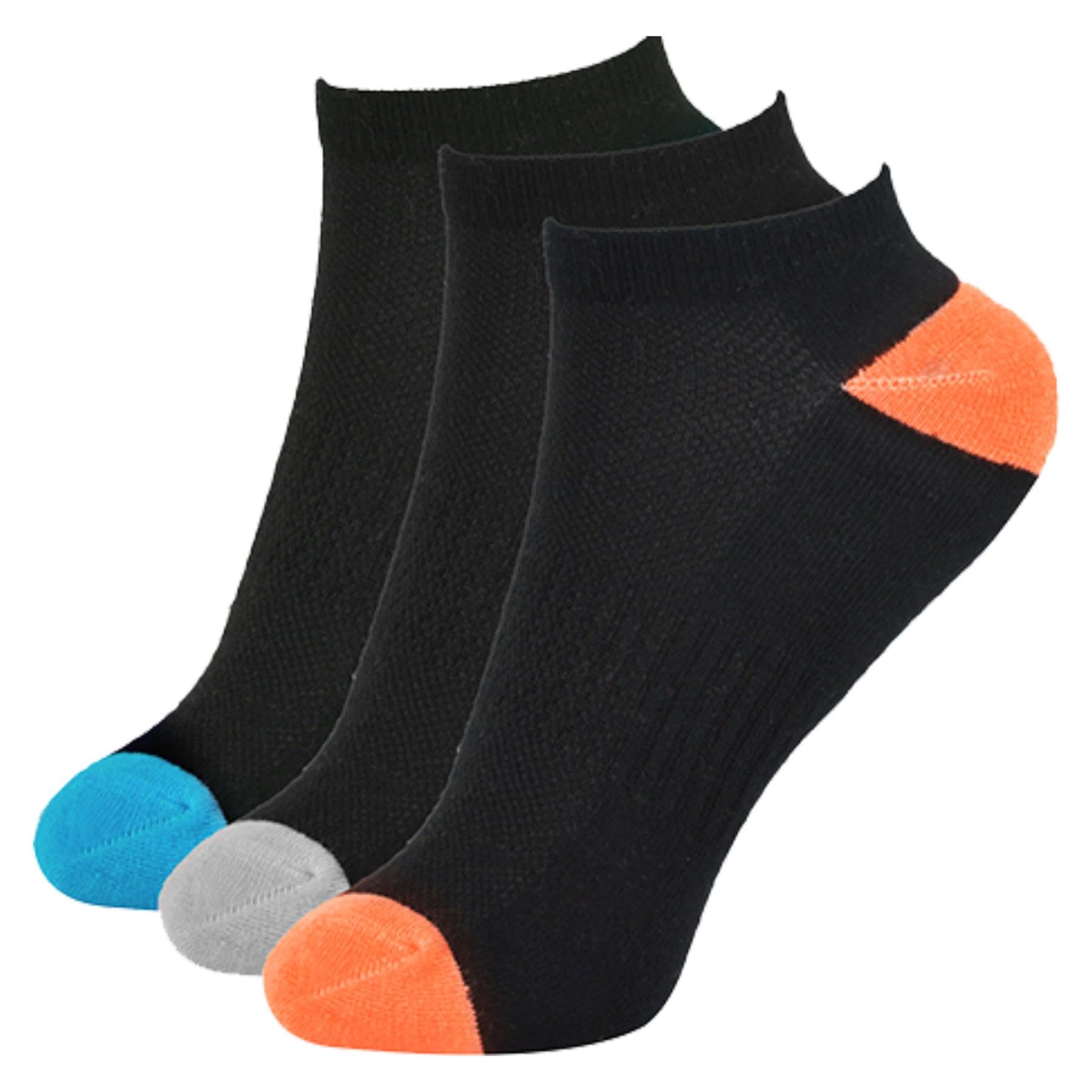A2Z 4 Kids Boys Bamboo Socks Daily Wear Trainer Socks - Socks AZ037 Plain A 3 Pack 3-6