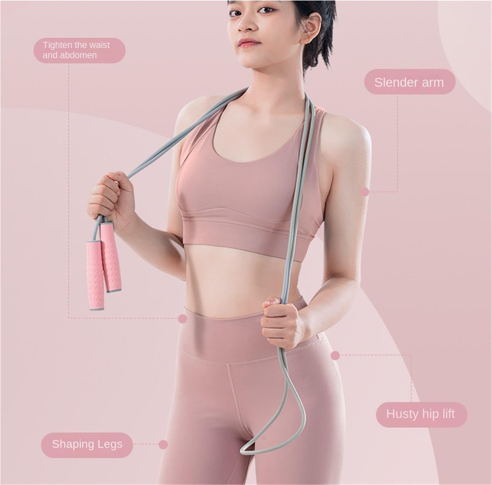 Springseil Erwachsene Fitness Verstellbares Springseil For Aerobic Und Vielseitige Workouts, Geeignet For Männer Frauen Ausdauertraining