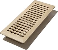 Vista 33 de Decor Grates PL410-WH Registro de piso de plástico de 4 pulgadas por 10 pulgadas, blanco