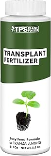 Transplant Fertilizer for Plants, Transplant Shock Preventor, Great for Seedlings and Repotting, Liquid Fertilizer by TPS Plant Foods, 8oz (250ml)