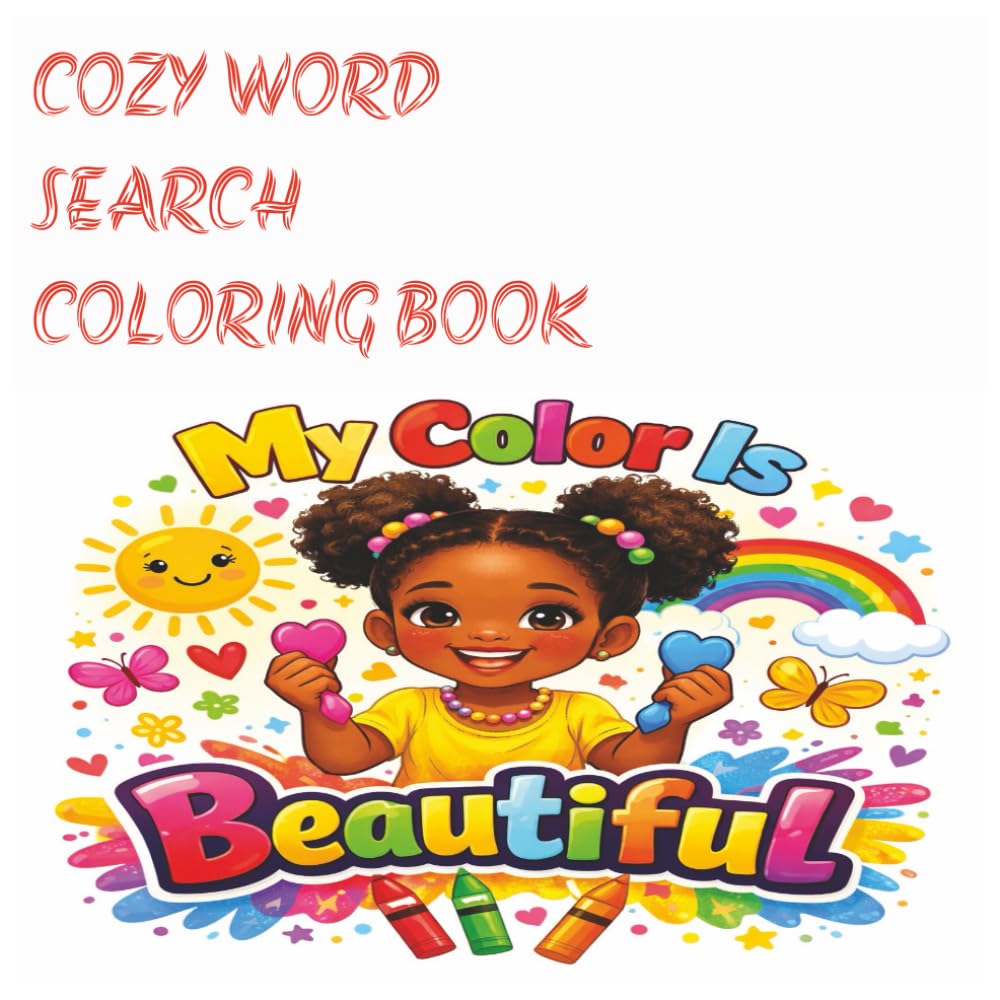 Cozy Word Search Coloring Book
