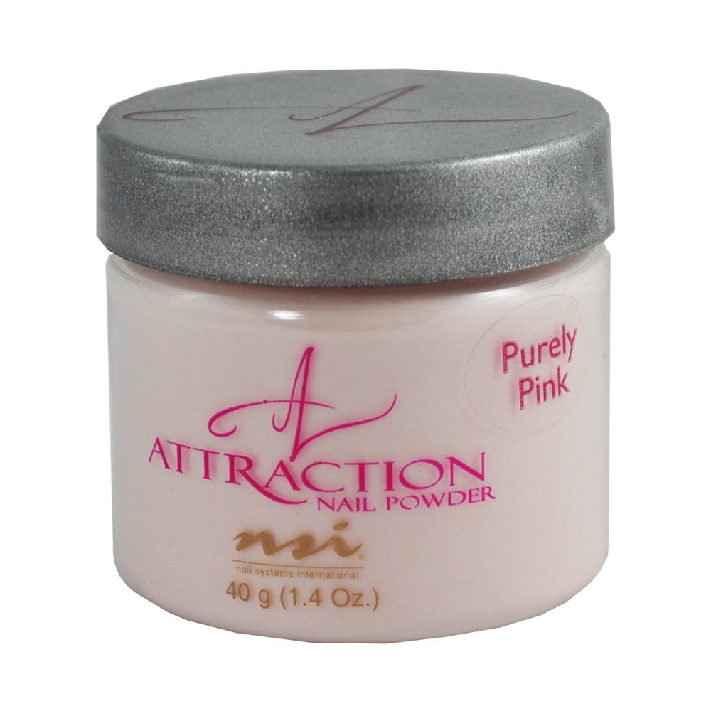 NSIAttraction Nail Powder - Purely Pink - 1.42oz / 40g