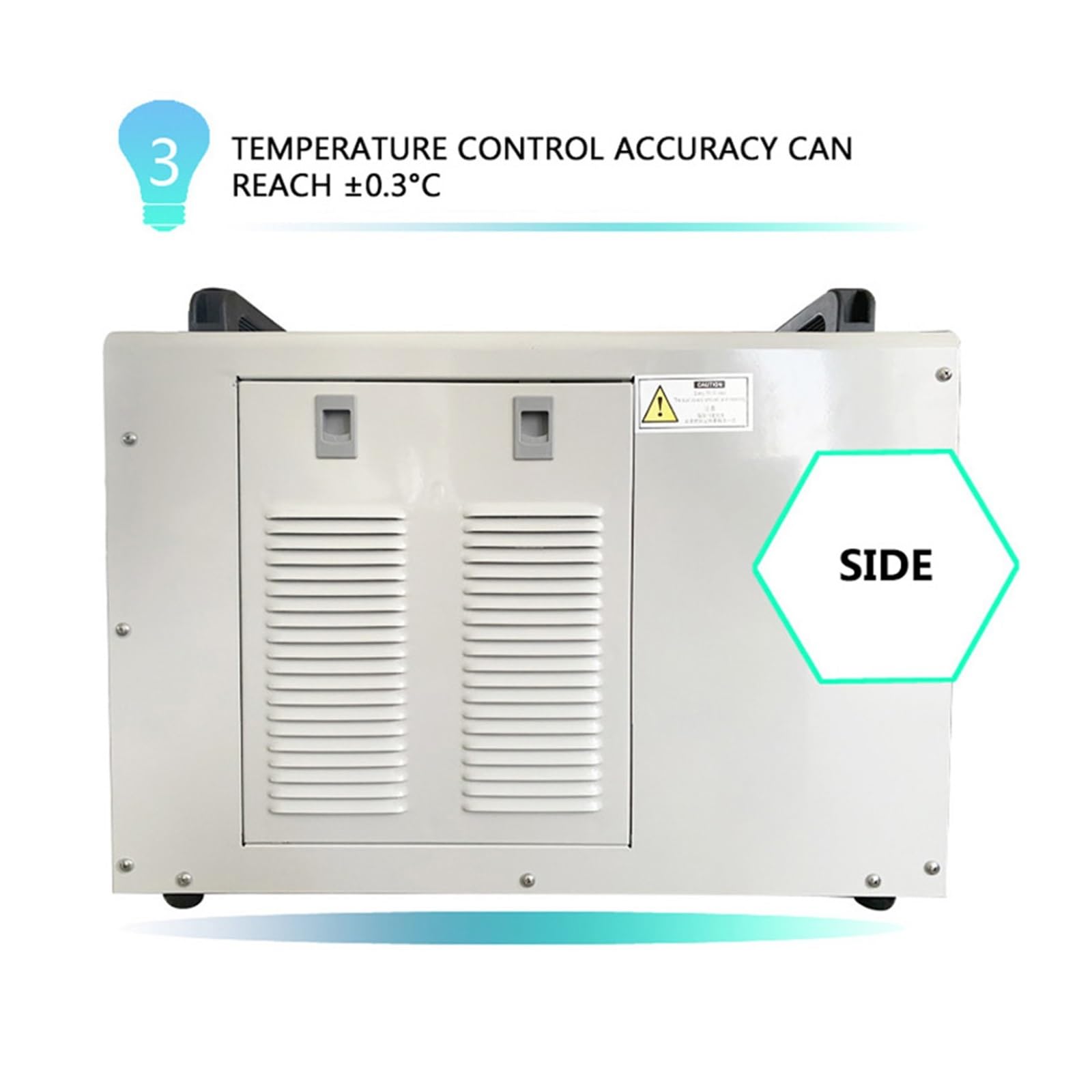 Enfriador de acuario, Enfriador de agua y aire industrial CW5000 CW5200 CW5202 for máquina de CO2, husillo CNC de refrigeración, tubo de Co2 de 150w, 16L/M Para criaturas acuáticas, acuicultura(150w)