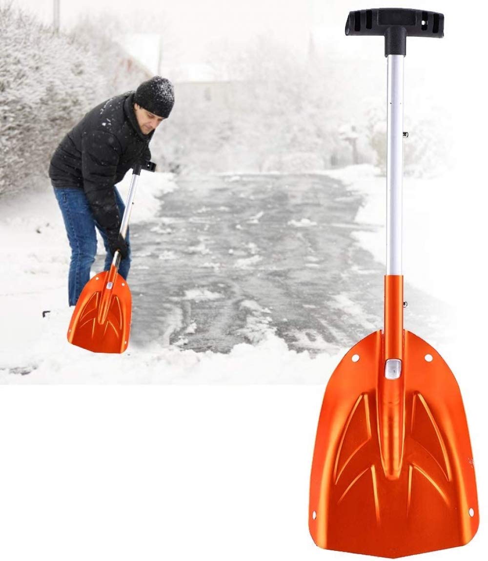 zaizai Pala Invernale, Pala da Neve in Lega di Alluminio Pala da Neve di Colore Brillante Pala da Neve telescopica Pala da Neve, Campeggio per Auto per casa all'aperto