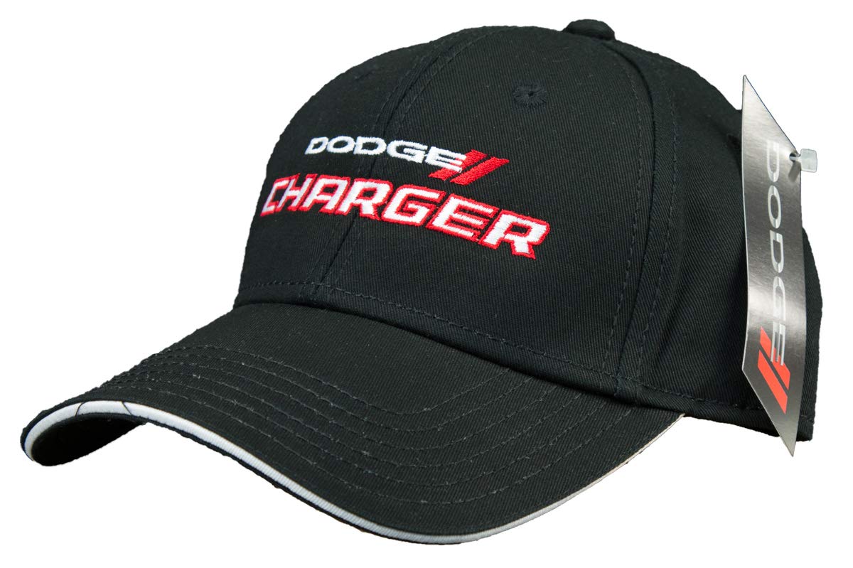Dodge Charger Hat Embroidered Cap, Black
