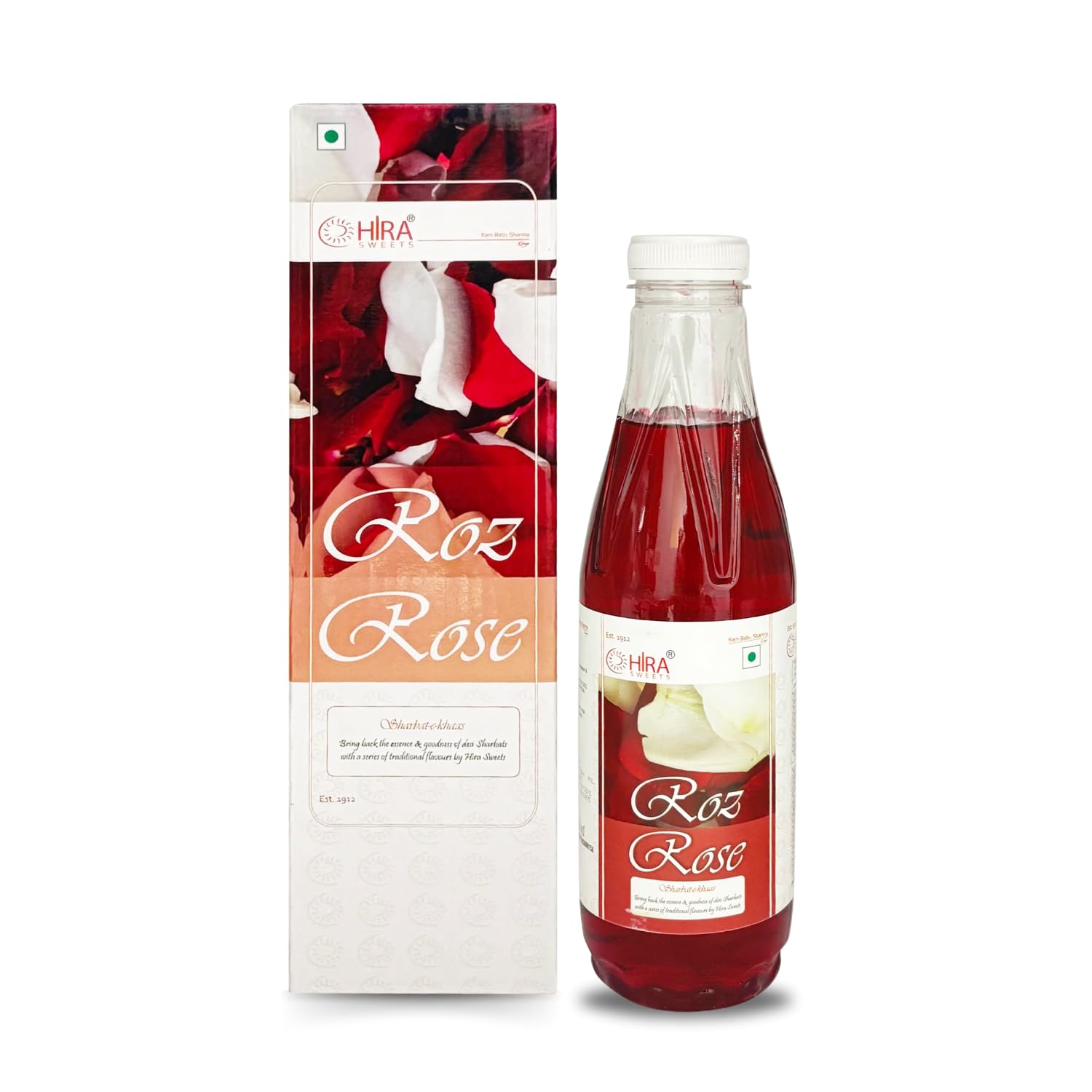 HIRA SWEETS Rose Sharbat Syrup 750g| Gulab Sharbat Roohafza | Rooh Afza Drink | Ruabja Sharbat | Desi Thandai Fresh & Natural |Mix with Water, Milk, Ice Creams, Faloodas, Mock Tails, Desserts & Sweets-picture-19