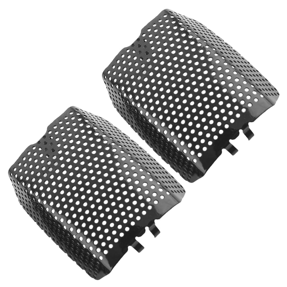MASO Inserti di copertura per pinza anteriore per moto, inserti per schermo pinza anteriore per moto, inserto pinza freno anteriore, copertura pinza anteriore in rete per moto, argento